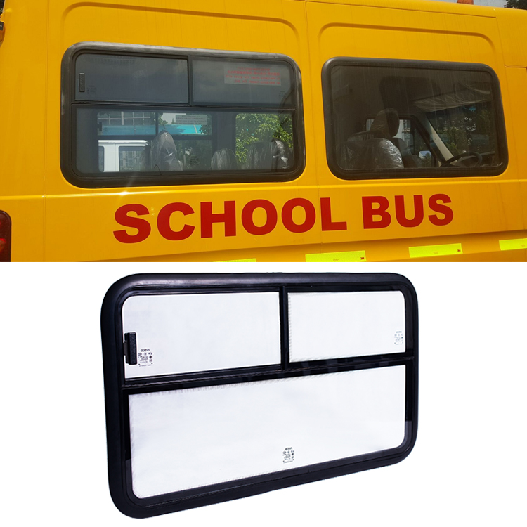 Раздвижные окна высокого качества для школьного автобуса